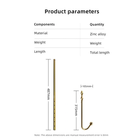 AllNight LOCKINK Golden Set Anal Hook 3867 Adjustable 1218